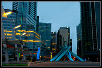 Olympic Tourch from 2010 Games - Vancouver Canada - Convention Center - Area